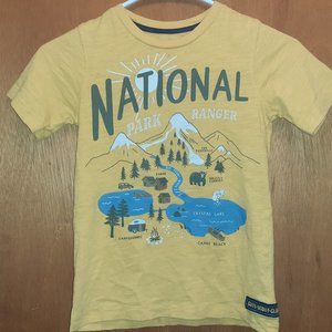 National Park Ranger Tee Shirt Carter's Size 6 Yellow Boys